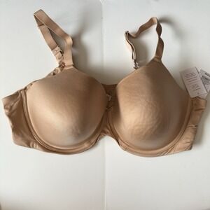 NEW size 46C Auden The Superstar t-shirt bra‎ full coverage lightly lined beige